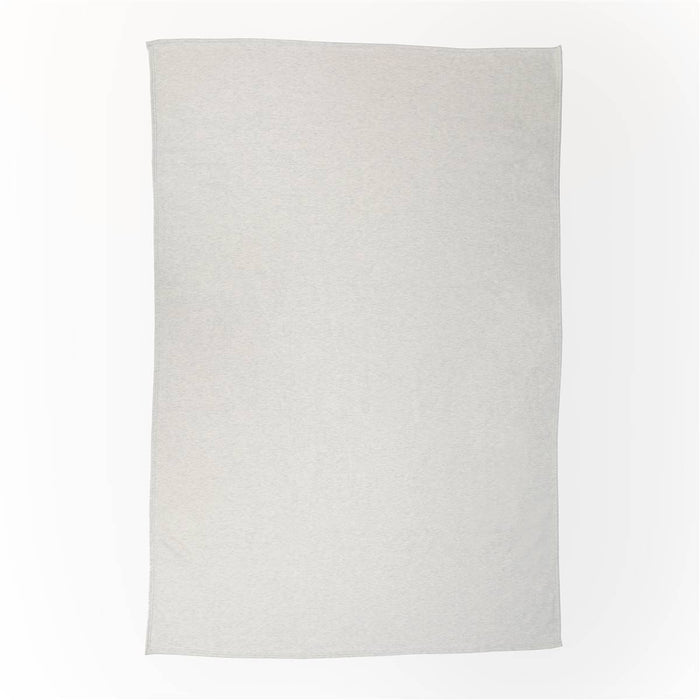 Plain Oatmeal Sublimated Sweatshirt Blanket