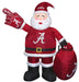 Alabama Crimson Tide Inflatable Santa Claus 7 Ft Tall