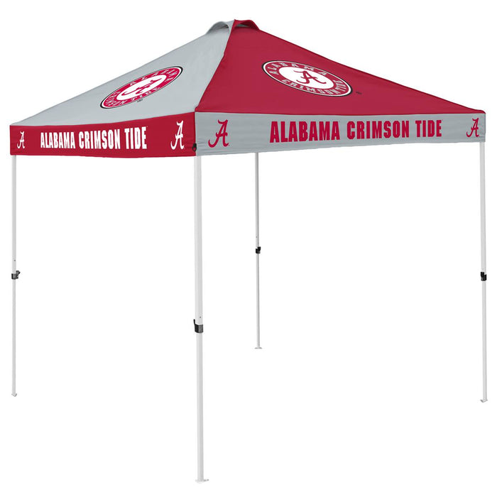 Alabama Crimson Tide Premium 9X9 Checkerboard Tailgate Canopy Shelter with Carry Bag