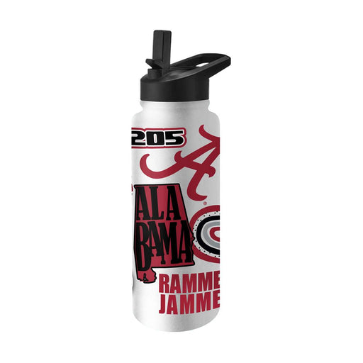Alabama Crimson Tide 34oz Quencher Bottle