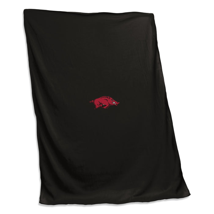 Arkansas Razorbacks Screened Sweatshirt Blanket