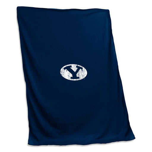 BYU Cougars Sweatshirt Blanket (Screened)