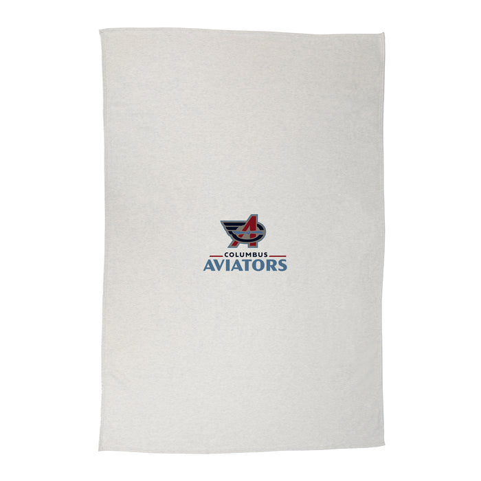 Columbus Aviators Sublimated Sweatshirt Blanket