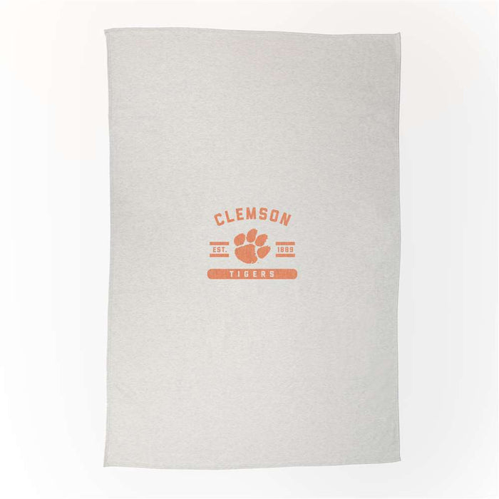 Clemson Tigers Sublimated Sweatshirt Blanket