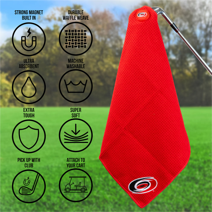 Carolina Hurricanes Magnetic Towel - 15 x 15