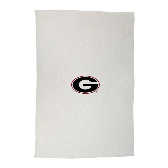 Georgia Bulldogs Oversized Logo Sublimated Sweatshirt Blanket