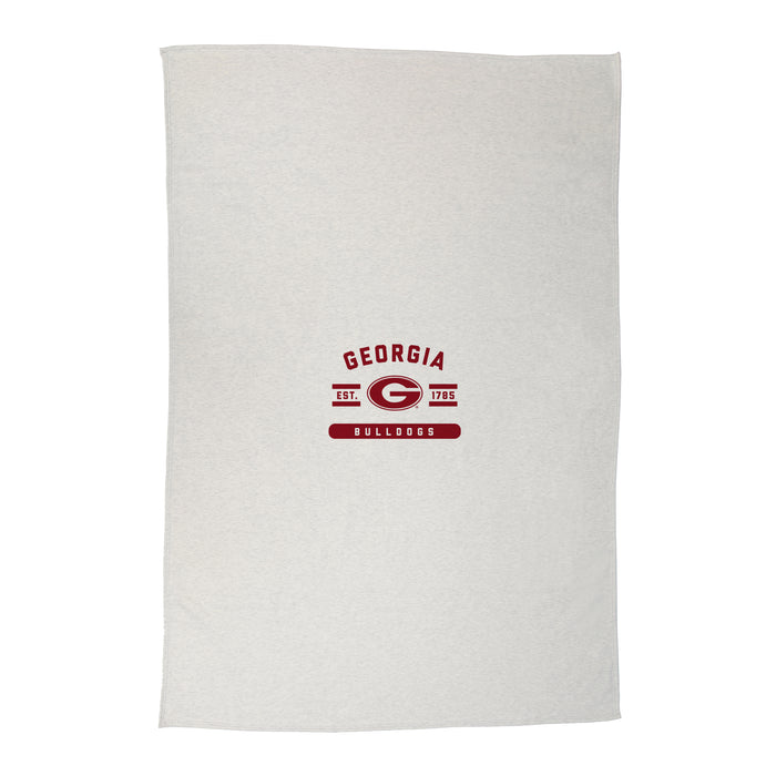 Georgia Bulldogs Sublimated Sweatshirt Blanket