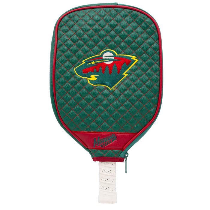 Minnesota Wild Quilted Pickleball Paddle Cover