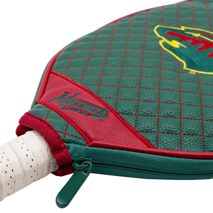 Minnesota Wild Quilted Pickleball Paddle Cover