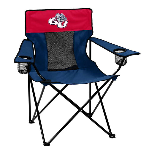 Gonzaga Bulldogs Elite Folding Tailgate Chair With Carry Bag