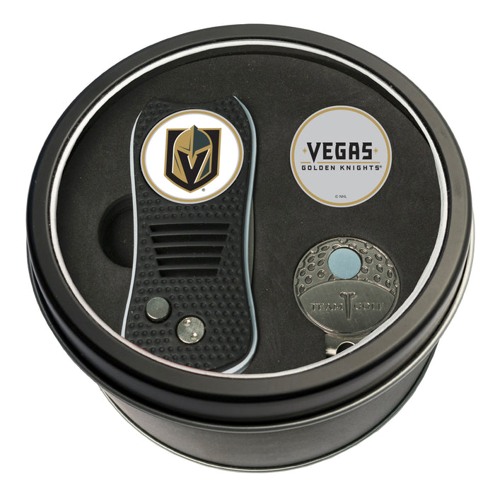 Las Vegas Golden Knights Golf Tin Set - Switchblade, Cap Clip, Marker 16057