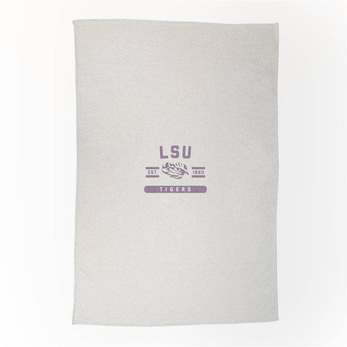 LSU Tigers Sublimated Sweatshirt Blanket