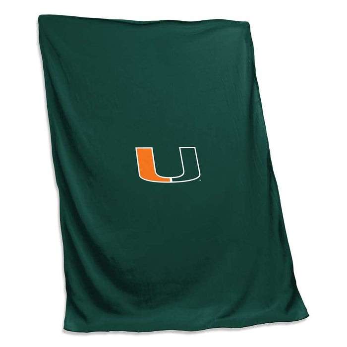 Miami Hurricanes Sweatshirt Blanket