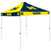 Michigan Wolverines Canopy Tent 9X9 Checkerboard