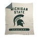 Michigan State Spartans Prime Luxe Dreams Throw