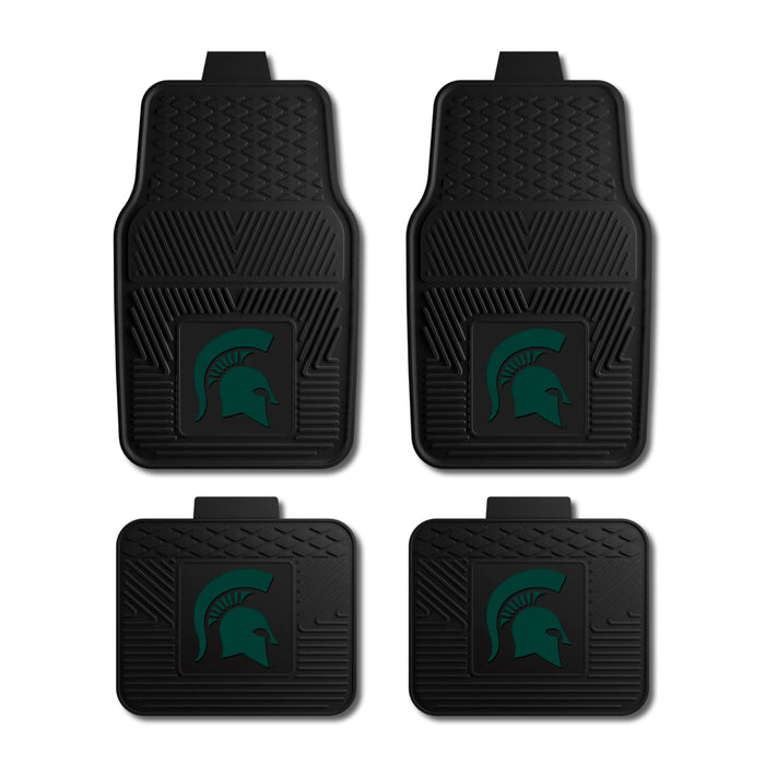 Michigan State Spartans 4-pc Vinyl Car Mat Set