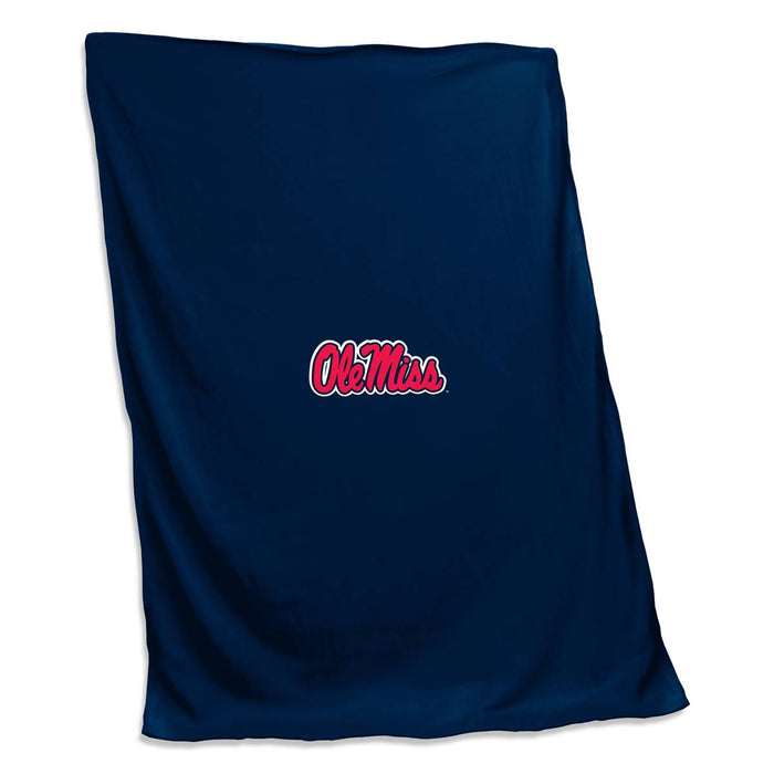 Ole Miss MIssissippi Rebels Sweatshirt Blanket