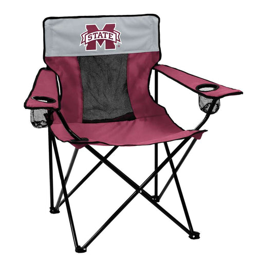 Mississippi State Bulldogs Elite Folding Tailgate Chair With Carry Bag