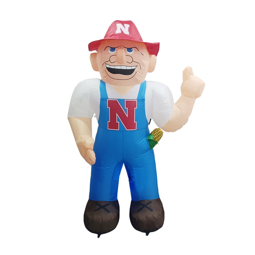 Nebraska Corn Huskers Herbie Inflatable Mascot 7 Ft Tall