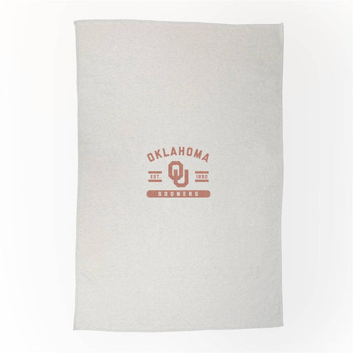 Oklahoma Sooners Sublimated Sweatshirt Blanket