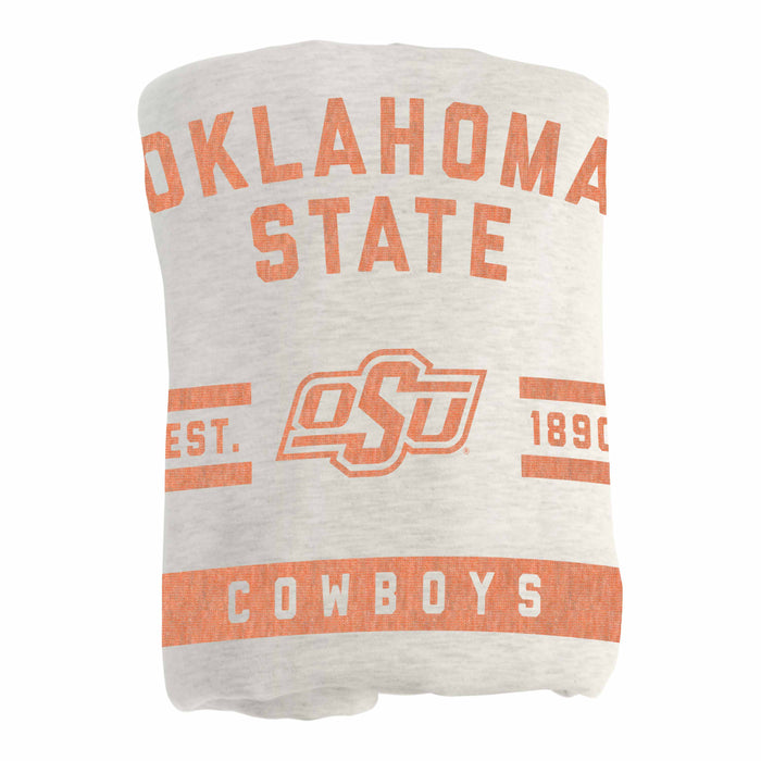Oklahoma State Cowboys Sublimated Sweatshirt Blanket