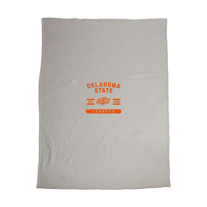 Oklahoma State Cowboys Sublimated Sweatshirt Blanket