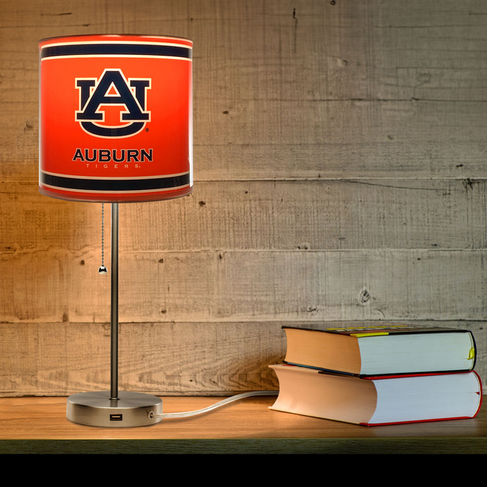 Auburn Tigers Chrome Lamp