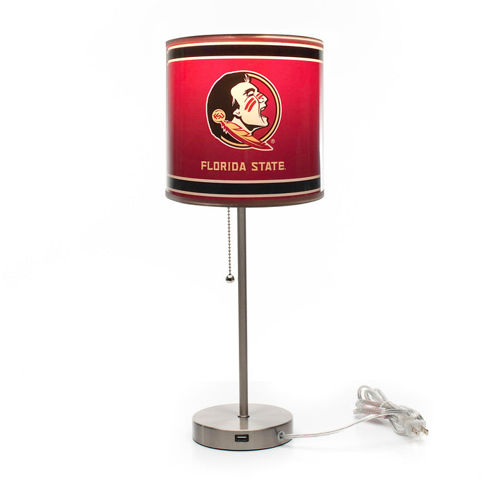 Florida State Seminoles Chrome Lamp