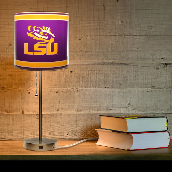 LSU Tigers Chrome Lamp