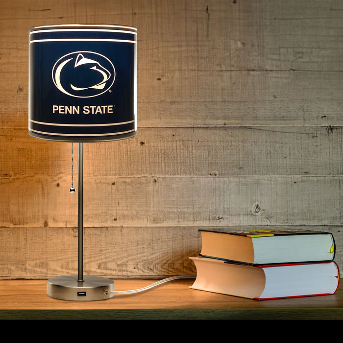 Penn State Chrome Lamp