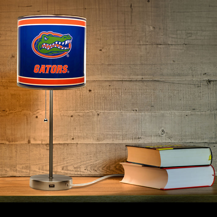 Florida Gators Chrome Lamp