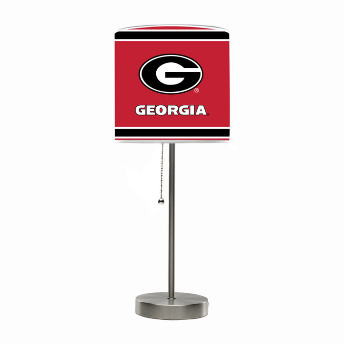 University of Georgia Chrome Lamp