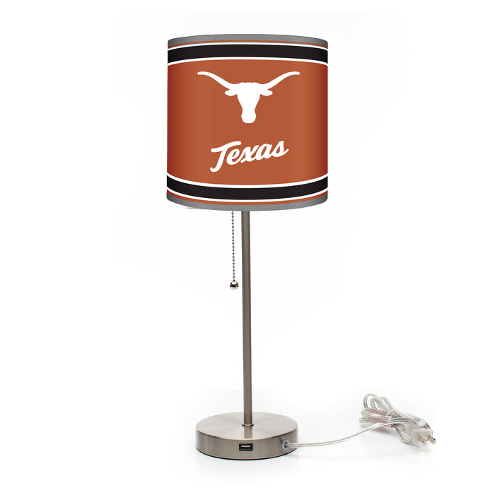 Texas Longhorns Chrome Lamp