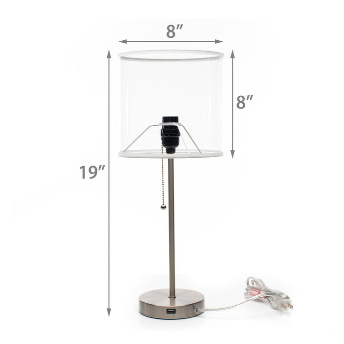 Texas Longhorns Chrome Lamp