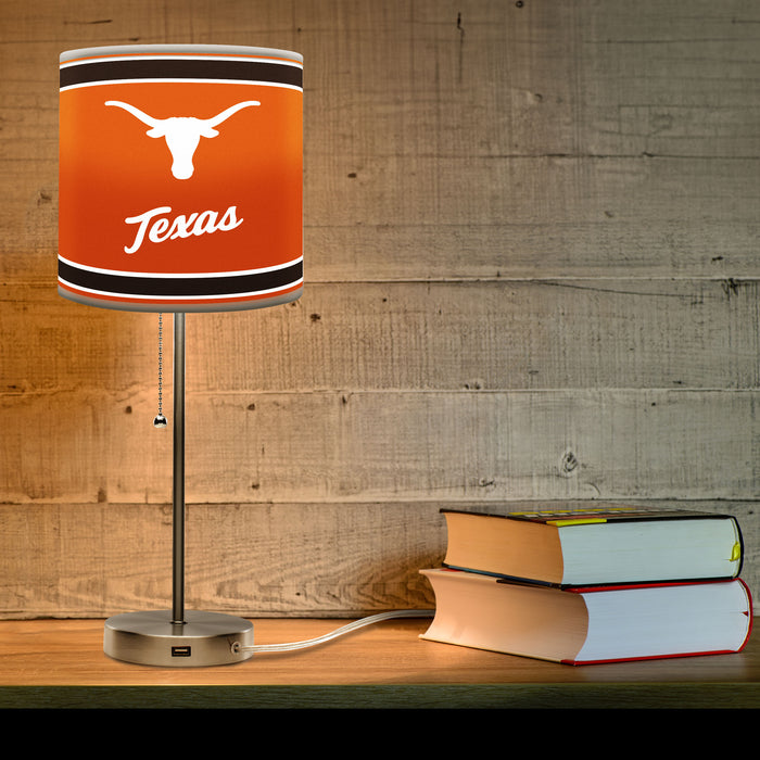 Texas Longhorns Chrome Lamp