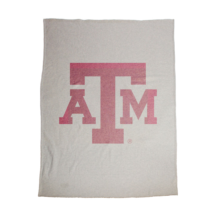 Texas A&M Aggies Oversized Logo Sublimated Sweatshirt Blanket