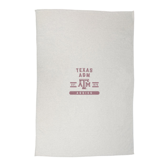 Texas A&M Aggies Sublimated Sweatshirt Blanket