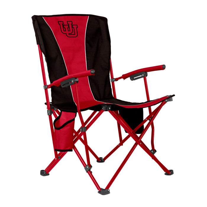 Utah Utes Big Boy  Hard Arm Folding Chair - Tailgate - Camping
