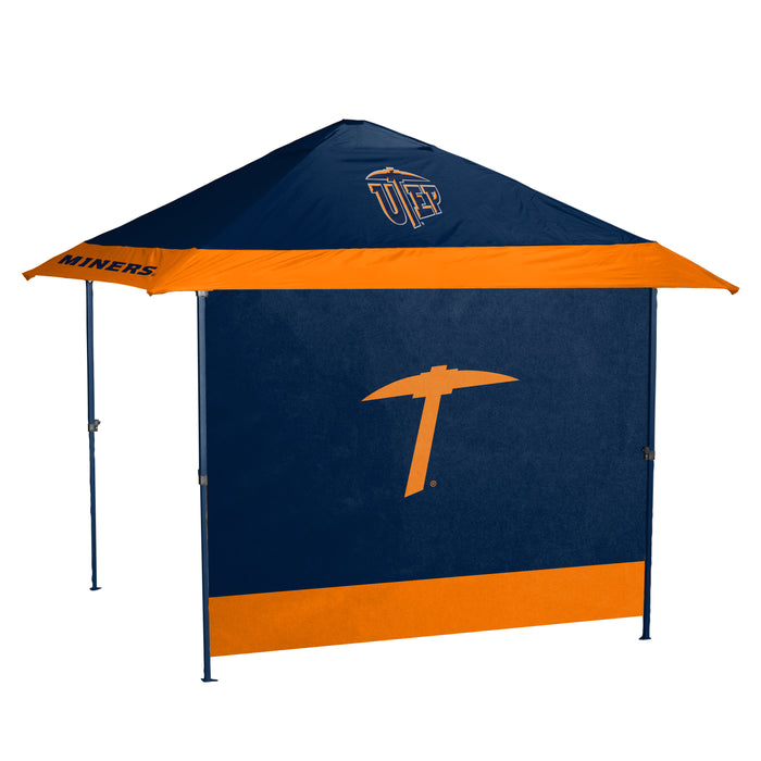 Texas El Paso UTEP Miners Canopy Tent 12X12 Pagoda with Side Wall