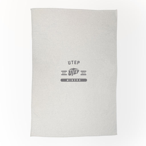 UTEP Miners Sublimated Sweatshirt Blanket