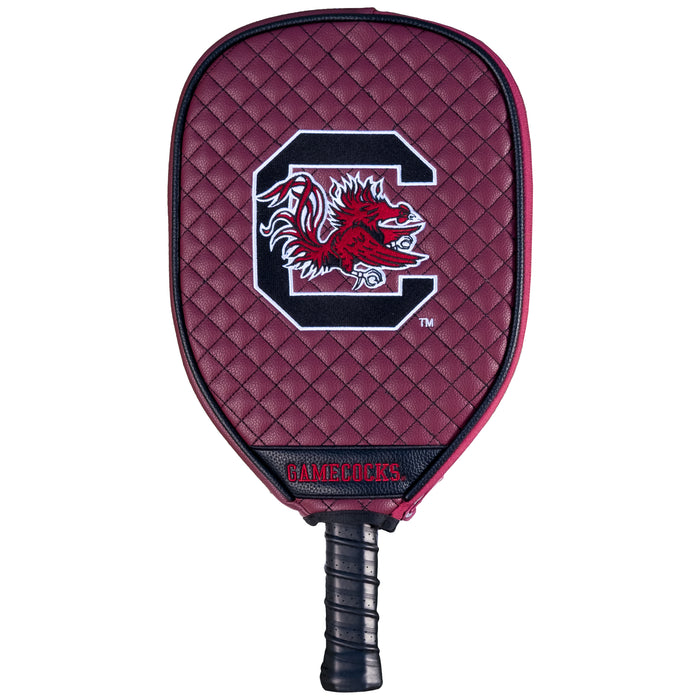 South Carolina Gamecocks Quilted Pickleball Paddle Cover