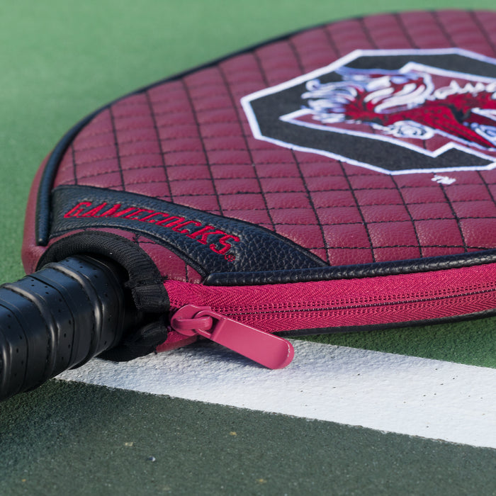 South Carolina Gamecocks Quilted Pickleball Paddle Cover