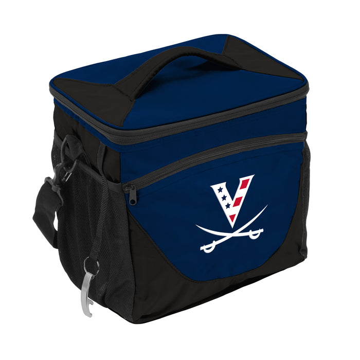 Virginia Cavaliers Red White & HOO 24 Can Cooler