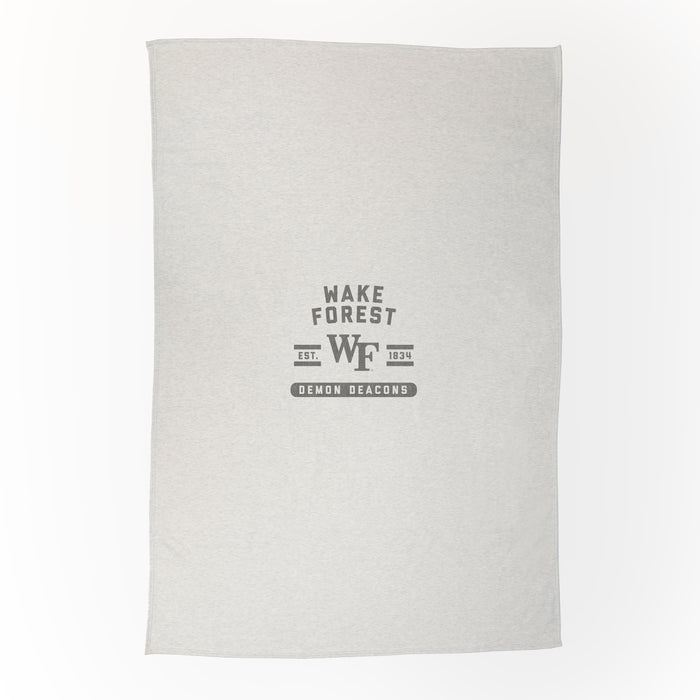 Wake Forest Deamon Decons Sublimated Sweatshirt Blanket