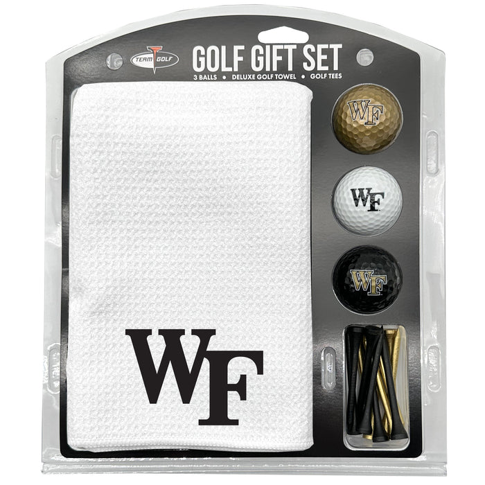Wake Forest Demon Deacons 16" X 40" Microfiber Towel Golf Gift Set - White