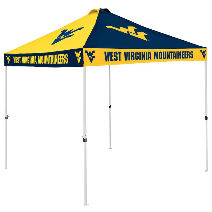 West Virginia Mountaineers Canopy Tent 9X9 Checkerboard