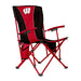 Wisconsin badgers Big Boy  Hard Arm Folding Chair - Tailgate - Camping