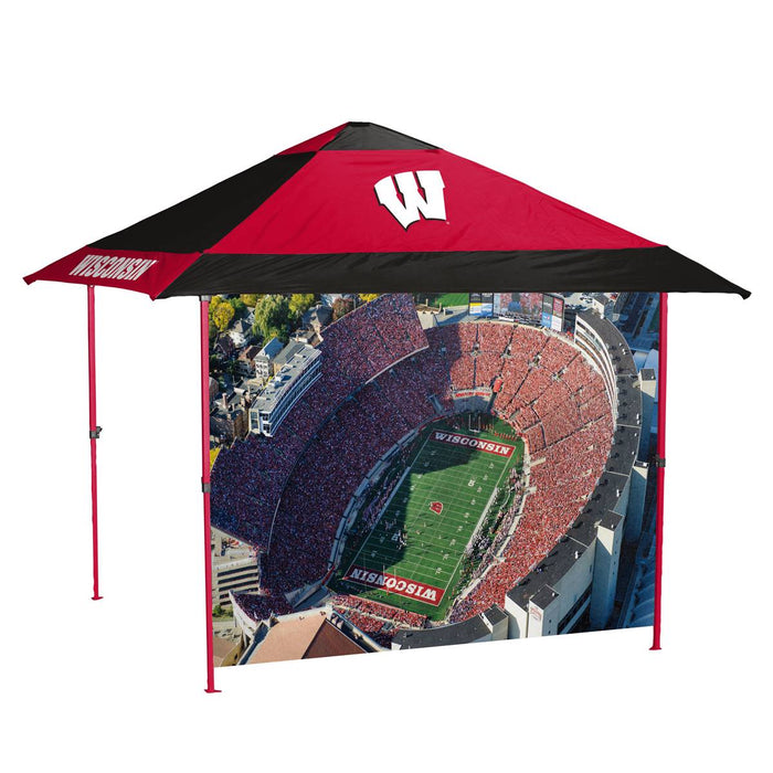 Wisconsin Badgers Canopy Tent 12X12 Pagoda with Side Wall