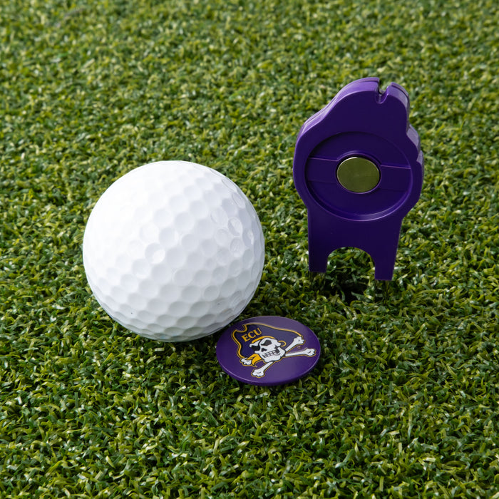 ECU Pirates Custom Shaped Divot Tool