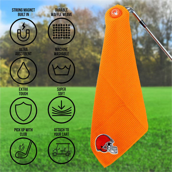 Cleveland Browns Magnetic Towel - 15 x 15